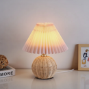 Nordic Compact Pleated Table Lamp