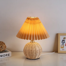 Nordic Compact Pleated Table Lamp
