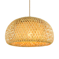 30cm Rattan Pendant Light – Hand-Woven Bamboo Shade, E27 Compatible Kitchen Pendant Lighting for Indoor Use 5