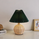 Nordic Compact Pleated Table Lamp