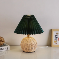 Nordic Compact Pleated Table Lamp