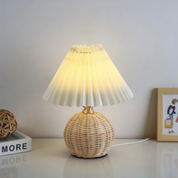 Nordic Compact Pleated Table Lamp