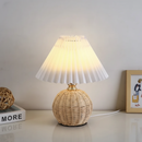 Nordic Compact Pleated Table Lamp