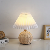 Nordic Compact Pleated Table Lamp