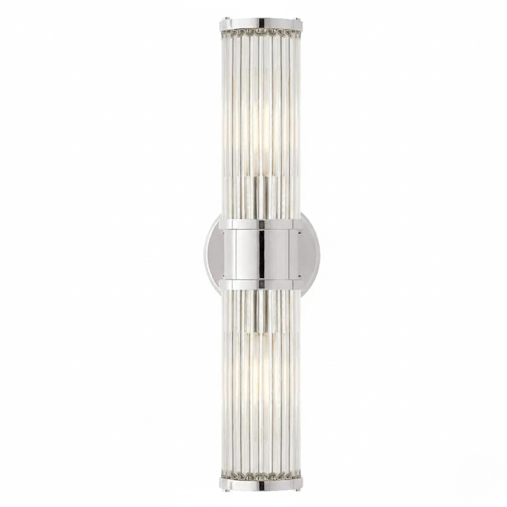 Modern LED Wall Sconce with Crystal Design