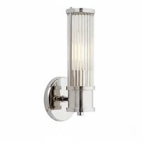 Modern LED Wall Sconce with Crystal Design