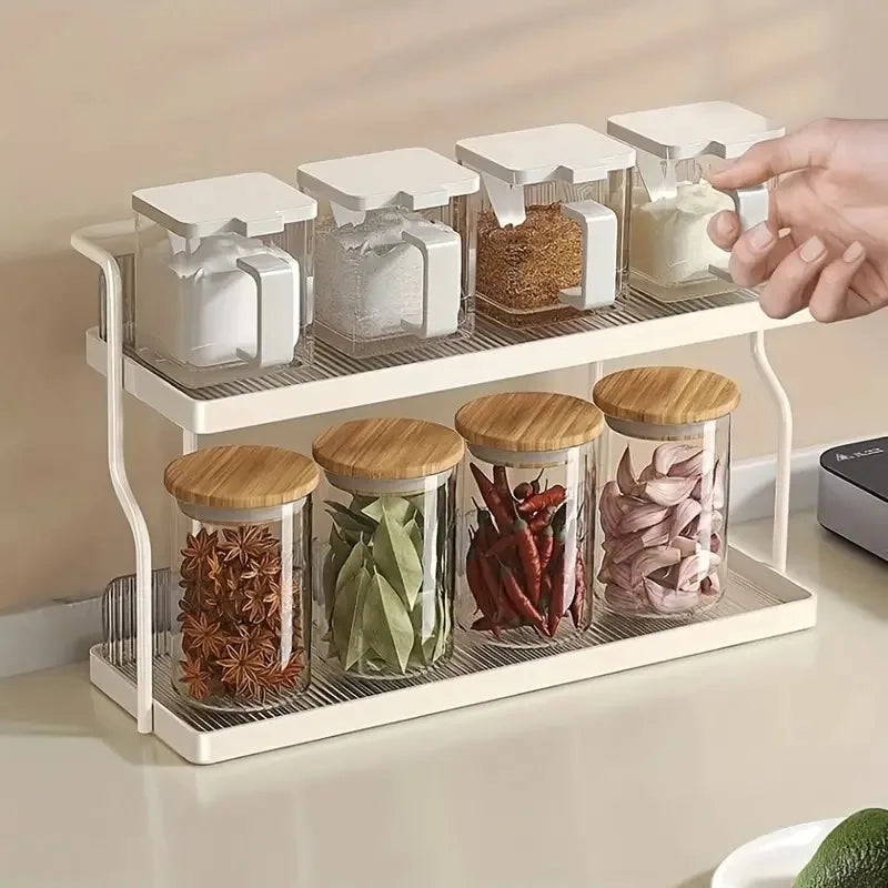 Acrylic Spice Rack Organizer