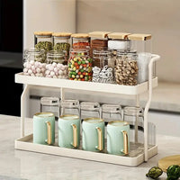 Acrylic Spice Rack Organizer - Maximize Kitchen Storage & Easy Access 3