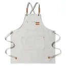 Canvas Kitchen Apron - Comfortable Cross-Back Design & Durable Pockets 11