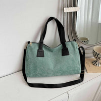 Corduroy Duffle Bag - Spacious & Durable Travel Companion for Weekends 0