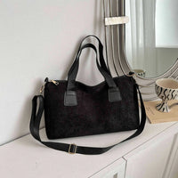 Corduroy Duffle Bag - Spacious & Durable Travel Companion for Weekends 4