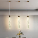 Crystal Pendant Light - Adjustable Brightness for Kitchen & Modern Spaces 1