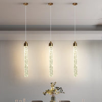 Crystal Pendant Light - Adjustable Brightness for Kitchen & Modern Spaces 1