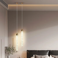 Crystal Pendant Light - Adjustable Brightness for Kitchen & Modern Spaces 2