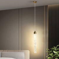 Crystal Pendant Light - Adjustable Brightness for Kitchen & Modern Spaces 3