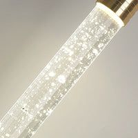 Crystal Pendant Light - Adjustable Brightness for Kitchen & Modern Spaces 4