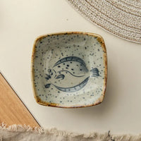 Japanese Ceramic Sauce Dish – Handmade Vintage Plate for Seafood and Seasonings, Compact Design 9