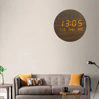 LED Digital Wall Clock - Multi-Function Display with Temperature & Date 5