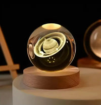 LED Galaxy Crystal Ball Night Light – 3D Star Projector Table Lamp for Home Decor and Bedroom Ambiance 10