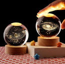 LED Galaxy Crystal Ball Night Light – 3D Star Projector Table Lamp for Home Decor and Bedroom Ambiance 2