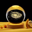 LED Galaxy Crystal Ball Night Light – 3D Star Projector Table Lamp for Home Decor and Bedroom Ambiance 3