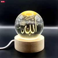 LED Galaxy Crystal Ball Night Light – 3D Star Projector Table Lamp for Home Decor and Bedroom Ambiance 7