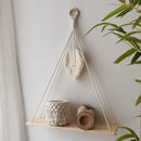 Macrame Wall Shelf - Stylish Floating Shelf for Home Decor & Plants 7