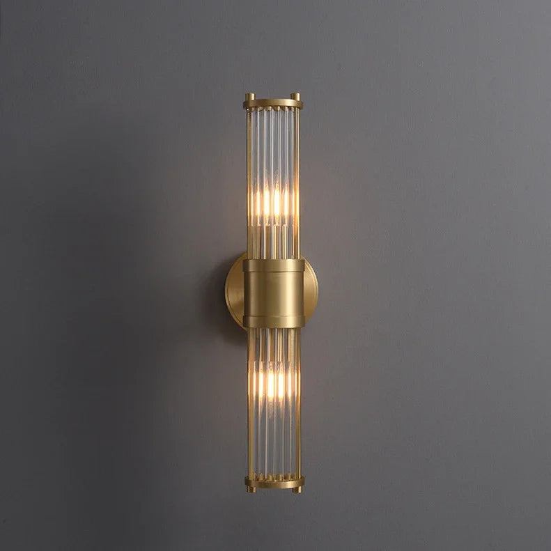 Modern LED Wall Sconce with Crystal Design