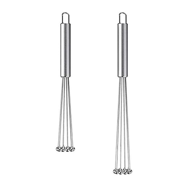 Stainless Steel Whisk Set – Durable Small and Large Whisks for Efficient Cooking and Baking – Easy to Clean 4