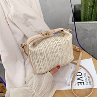 Straw Crossbody Bag - Stylish Bohemian Design for Women’s Summer Outings 8