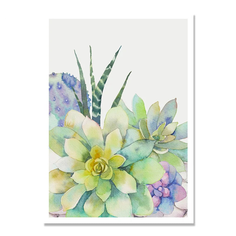 Succulent Plant Canvas Prints - Vibrant Wall Art for Stunning Decor 9