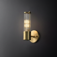 Modern LED Wall Sconce with Crystal Design