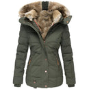 Women's Black Puffer Jacket - Insulated Warmth & Slim Fit Design 2