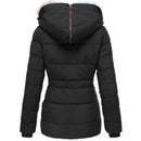 Women's Black Puffer Jacket - Insulated Warmth & Slim Fit Design 6