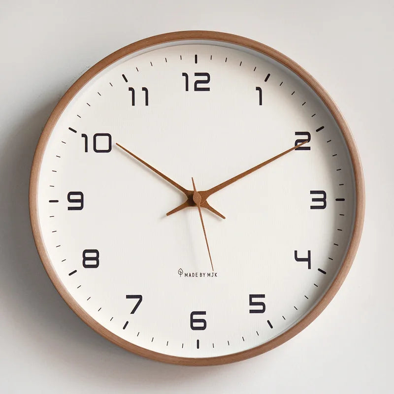 Wooden Wall Clock - Modern Minimalist Design for Stylish Home Decor 11