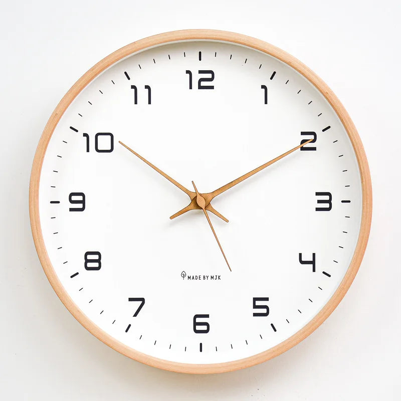 Wooden Wall Clock - Modern Minimalist Design for Stylish Home Decor 8