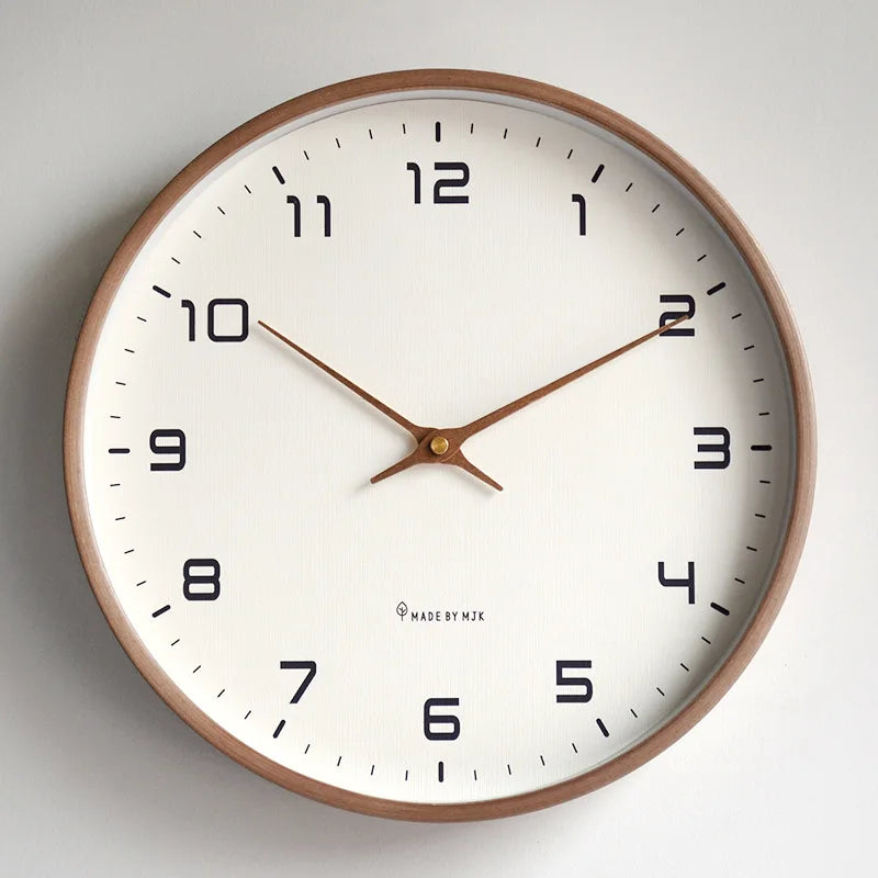 Wooden Wall Clock - Modern Minimalist Design for Stylish Home Decor 9