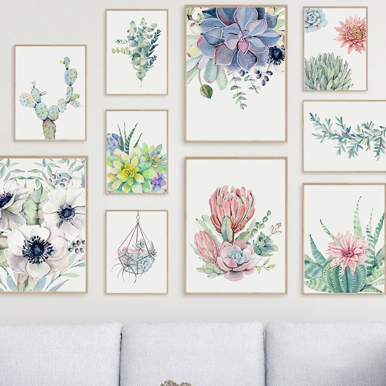 Succulent Plant Canvas Prints