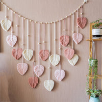 Macrame Leaves Wall Hanging Art